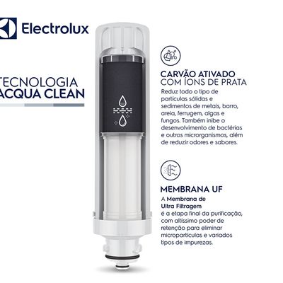 Kit 3 Filtros/Refis ORIGINAIS para Purificador de Água PA21G / PA26G / PA31G Electrolux Não se aplica