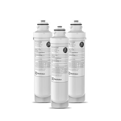 Kit 3 Filtros/Refis ORIGINAIS para Purificador de Água PA21G / PA26G / PA31G Electrolux Não se aplica