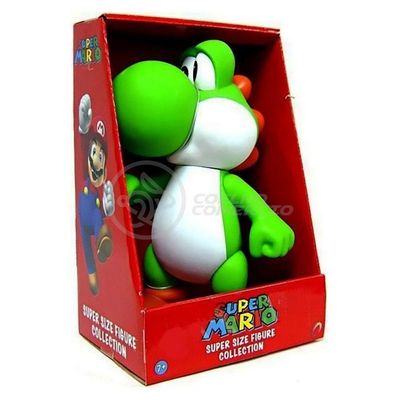 Boneco Yoshi Grande Super Mario Collection Figure 25Cm