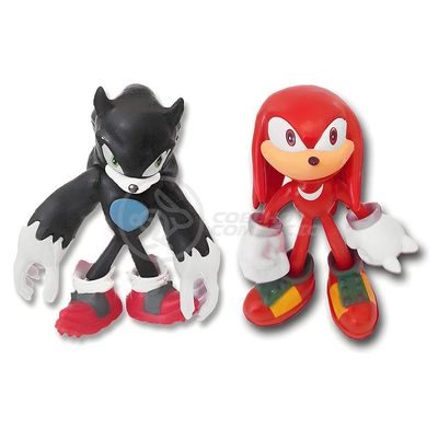 Cartela Sonic The Hedgehog 3 Bonecos Miniaturas Sonic Knuckles E Werehog Action Figure Brinquedo