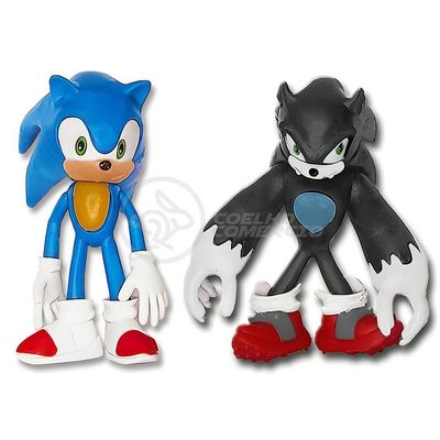 Cartela Sonic The Hedgehog 3 Bonecos Miniaturas Sonic Knuckles E Werehog Action Figure Brinquedo