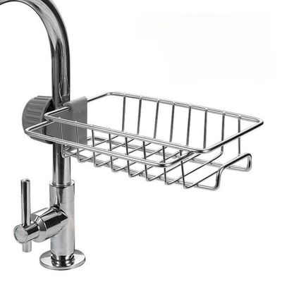 Escorredor Suporte De Torneira Pia Multiuso Inox Sabão Esponja Cozinha Banheiro