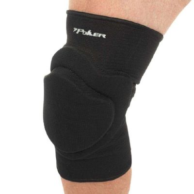 Joelheira Poker Profissional Indoor Combate FS - Preto M / PRETO