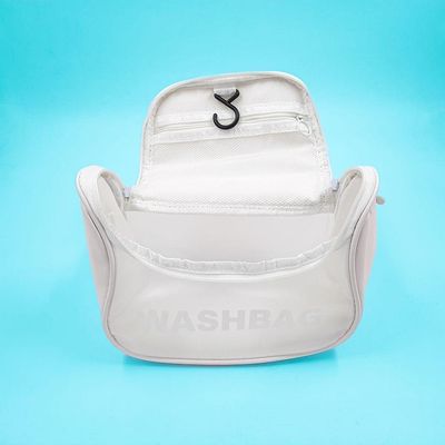 Necessaire Feminina Viagem Gancho Mala Organizadora Pendurar Branco