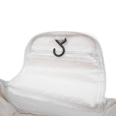 Necessaire Feminina Viagem Gancho Mala Organizadora Pendurar Branco