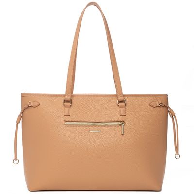 Bolsa Tote Feminina Shopper Ombro Rafitthy 28.24140 Nude