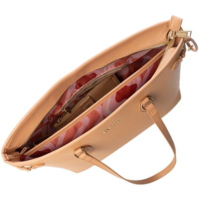 Bolsa Tote Feminina Shopper Ombro Rafitthy 28.24140 Nude
