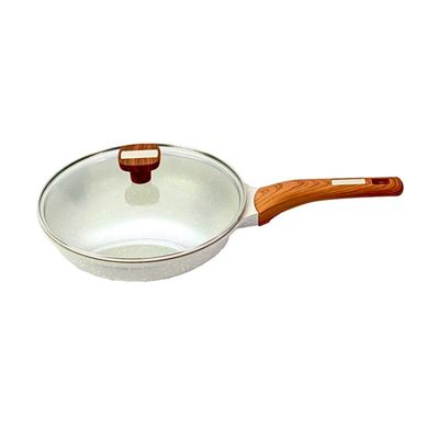 Frigideira Antiaderente Cerâmico Temperatti Bianco CMTV 24cm