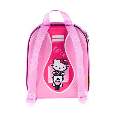 Mochila Escolar Infantil de Costas Hello Kitty Rosa