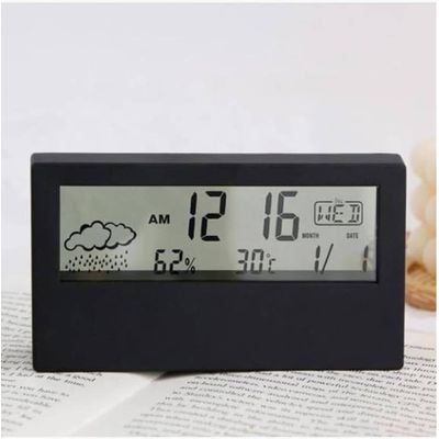 Kit 03 Relógio Despertador de Mesa Tempo Data Hora Alarme