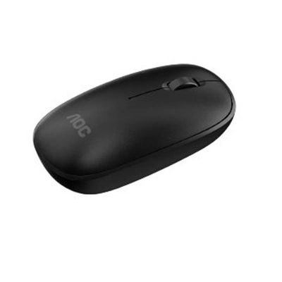Mouse Óptico AOC Sem Fio 1200 DPI Preto Wireless MS200