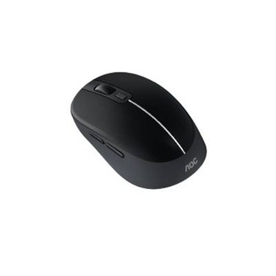 Mouse Óptico AOC Sem Fio 1600 DPI Preto com Cinza Wireless