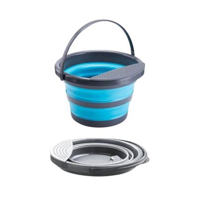 Balde Dobrável Multiuso 05 Litros 31cm x 20cm com Escorredor