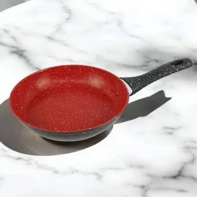 Frigideira em Alumínio 26cm Vermelha Antiaderente Baquelite