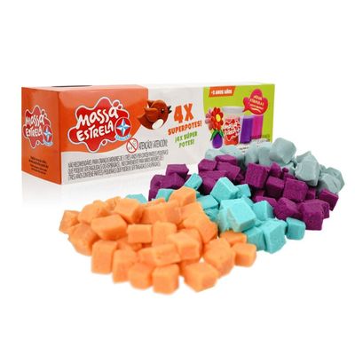 Massinha de modelar 4X Super Potes - Brinquedos Estrela