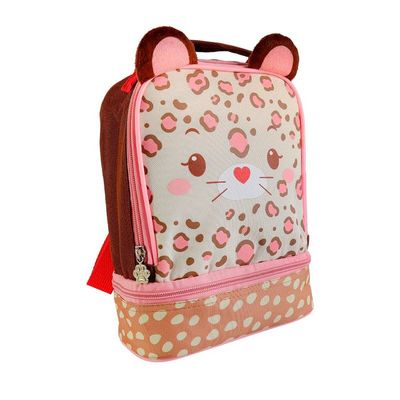 Lancheira Infantil Térmica 02 Alças Oncinha com Bolso