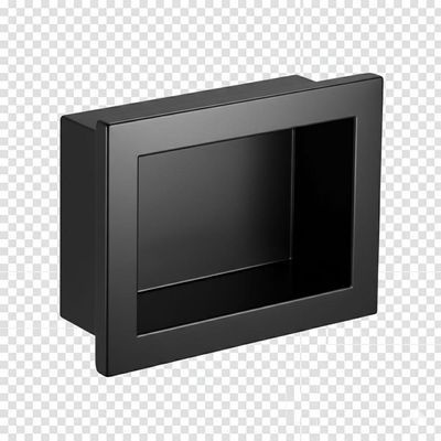 Nicho Porta Papel 23x31cm Preto Fosco