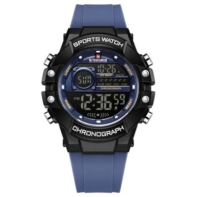 Relógio Multifuncional Masculino Digital Design Esportivo A Prova D´agua 3atm Azul