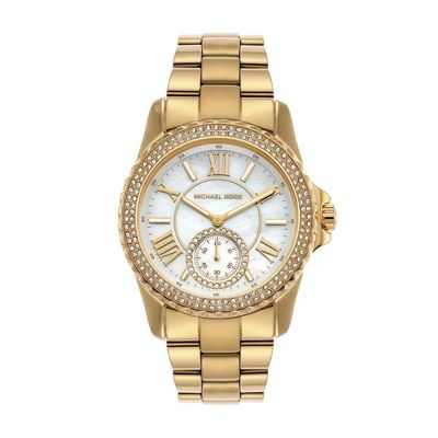 Relógio Michael Kors Feminino Ref: Mk7401/1dn Fashion Dourado
