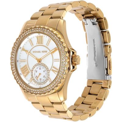 Relógio Michael Kors Feminino Ref: Mk7401/1dn Fashion Dourado