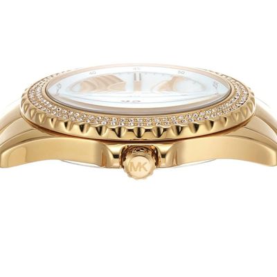 Relógio Michael Kors Feminino Ref: Mk7401/1dn Fashion Dourado