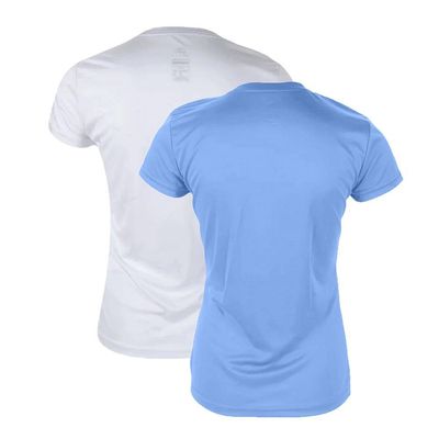 Kit 2 Camisetas Penalty X Feminina P / Azul e Branco