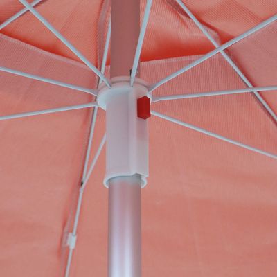 Guarda-sol em Bagum e Haste de Alumínio 1,80m Laranja Bel 1,80m