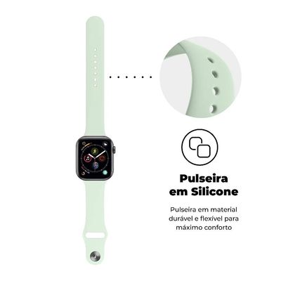 Pulseira Para Apple Watch 49MM Ultra Fit - Verde Água - Gshield