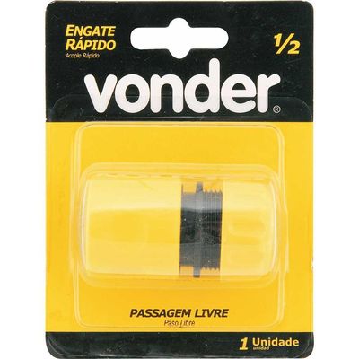 Engate Rápido 1/2" Passagem Livre Vonder