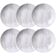 Jogo 6 Pratos Fundos em Porcelana 21cm Arbo Tramontina 680ml Servir Sopa Caldos Massas