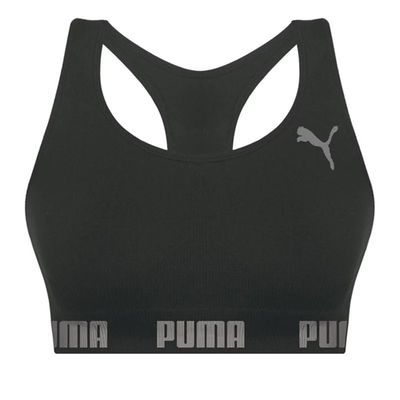 Kit 3 Tops Puma Nadador Sem Costura Feminino M / Roxo/Verde
