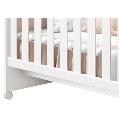 Berço Americano Katatau Branco Fosco - Moveisaqui