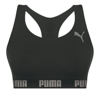 Kit 4 Tops Puma Nadador Sem Costura Feminino P / Verde/Preto