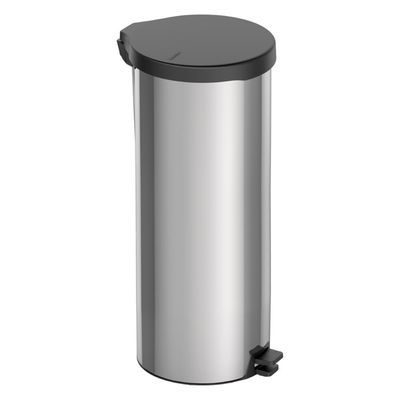 Lixeira Inox com Pedal New Tramontina com Acabamento Polido 30 L
