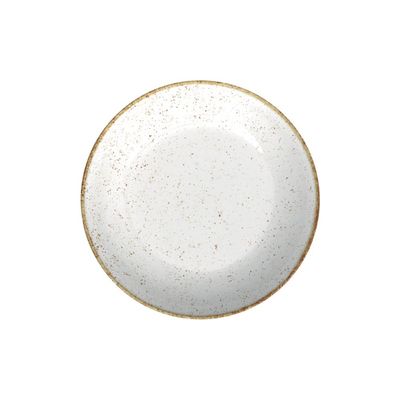 Prato Fundo Tramontina Rústico Marrom em Porcelana Decorada 22 cm