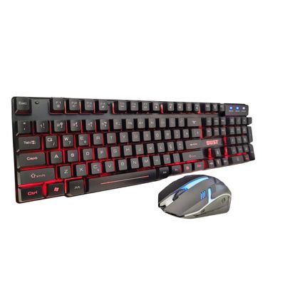 Kit Gamer 2 em 1 Teclado e Mouse Rgb X51- Dust