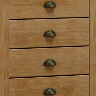 Cômoda Para Quarto Closet 8 Gavetas Madeira Maciça Mazzaro F06 Freijó - Lyam Decor