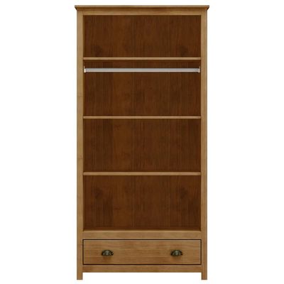 Guarda Roupa Solteiro 2 Portas 1 Gaveta Madeira Maciça Mazzaro F06 Freijó - Lyam Decor