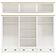 Guarda Roupa Casal 12 Portas Com Espelho e Maleiro Mazzaro F06 Branco Freijó - Lyam Decor