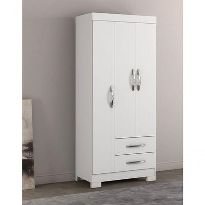 Guarda-roupa 3 Portas Nt 5000 Branco - Notável