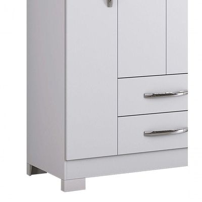 Guarda-roupa 3 Portas Nt 5000 Branco - Notável