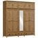 Guarda Roupa Casal 10 Portas Com Espelho e Maleiro Mazzaro F06 Freijó - Lyam Decor