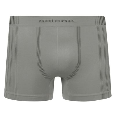 Kit 5 Cuecas Boxer Selene Sem Costura Masculino P / Branco/Preto