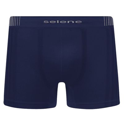Kit 5 Cuecas Boxer Selene Sem Costura Masculino P / Branco/Preto