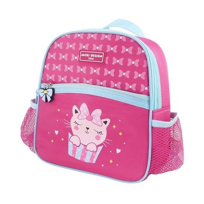 Conjunto Mochila Com Rodinhas E Lancheira Térmica Com Pote P/ Lanche Pink