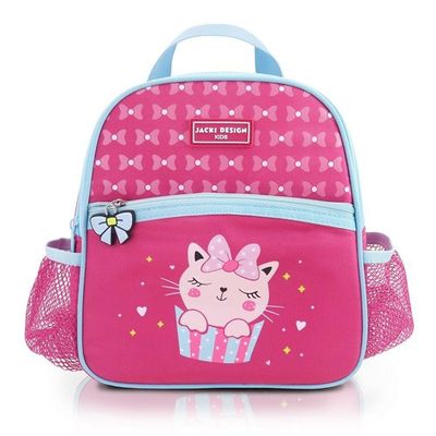Conjunto Mochila Com Rodinhas E Lancheira Térmica Com Pote P/ Lanche Pink