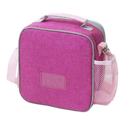 Conjunto De Mochila Com Rodinhas Junior E Lancheira Térmica C- 2 Compartimentos Pink