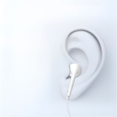 Fone com Fio USB-C Branco Microfone Cancelamento de Ruído - Áudio Cristalino e Graves Profundos