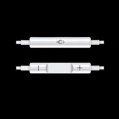 Fone com Fio USB-C Branco Microfone Cancelamento de Ruído - Áudio Cristalino e Graves Profundos