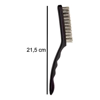 Kit Jogo 3 Escovas Limpeza Grelha Panela Rejunte Sujeira - Conjunto de Escovas Profissionais para Limpeza Pesada